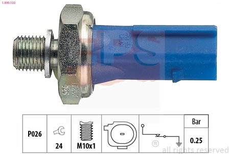 SENZOR PRESIUNE ULEI EPS 1.800.133 - Compatibil cu AUDI, FORD, SEAT, VW