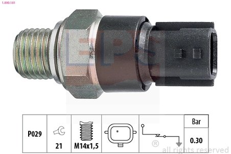 SENZOR PRESIUNE ULEI EPS 1.800.181 - Compatibil cu DACIA, LADA, RENAULT