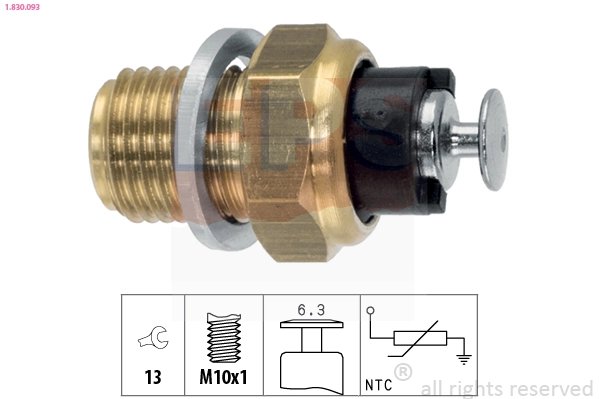 SENZOR TEMPERATURA ULEI EPS 1.830.093 - Compatibil cu AUDI, VW