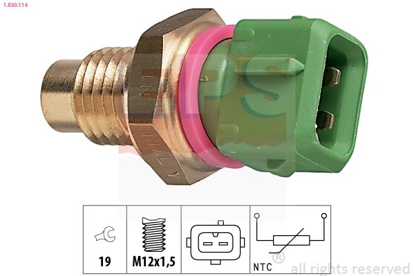 SENZOR TEMPERATURA LICHID RACIRE EPS 1.830.114 - Compatibil cu CITROEN, PEUGEOT