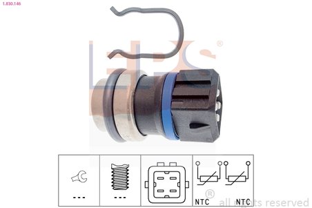 SENZOR TEMPERATURA LICHID RACIRE EPS 1.830.146 - Compatibil cu FORD, SEAT, SKODA, VW