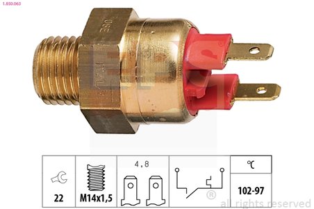 Comutator temperatura ventilator radiator EPS 1.850.063