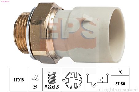 Comutator temperatura ventilator radiator EPS 1.850.271