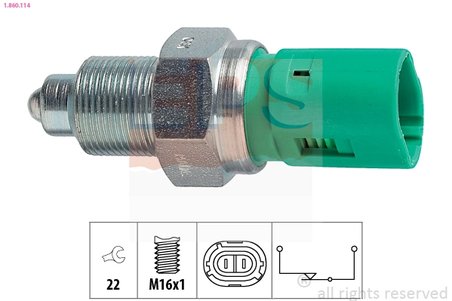 COMUTATOR LAMPA MARSALIER EPS 1.860.114 - Compatibil cu RENAULT
