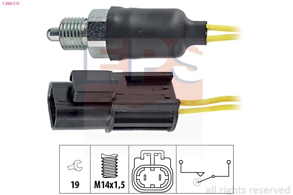 COMUTATOR LAMPA MARSALIER EPS 1.860.115 - Compatibil cu FORD, NISSAN