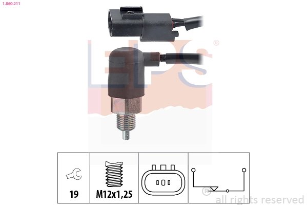 COMUTATOR LAMPA MARSALIER EPS 1.860.211 - Compatibil cu HYUNDAI, SUBARU