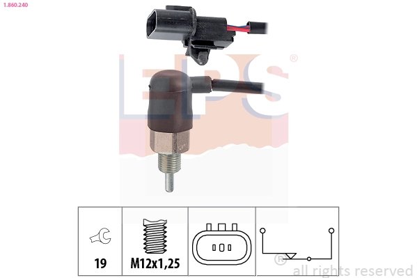 COMUTATOR LAMPA MARSALIER EPS 1.860.240 - Compatibil cu MITSUBISHI