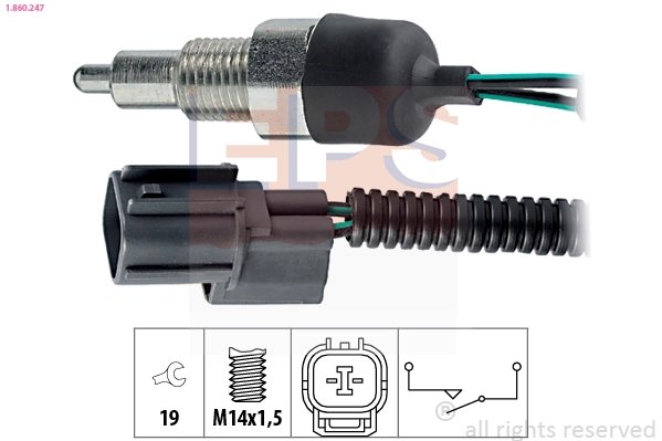 COMUTATOR LAMPA MARSALIER EPS 1.860.247 - Compatibil cu HONDA, LAND ROVER