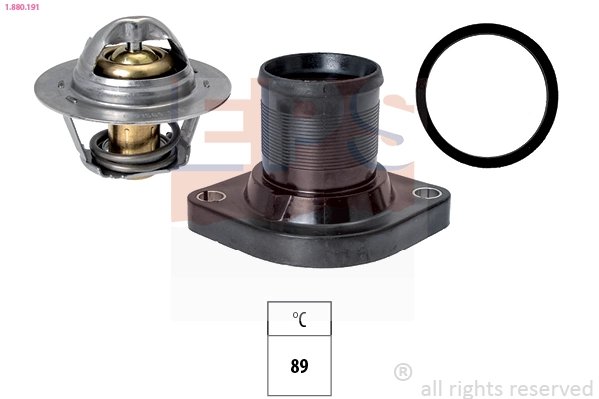 TERMOSTAT LICHID RACIRE EPS 1.880.191 - Compatibil cu CITROEN, FIAT, LANCIA, PEUGEOT