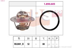 TERMOSTAT LICHID RACIRE EPS 1.880.312 - Compatibil cu LAND ROVER, MG, ROVER