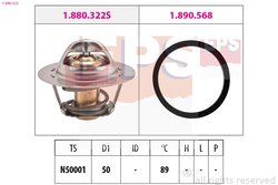 TERMOSTAT LICHID RACIRE EPS 1.880.322 - Compatibil cu DACIA, LADA, NISSAN, OPEL, RENAULT, VAUXHALL