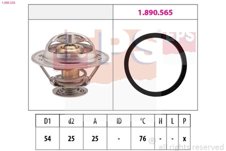 Termostat lichid racire EPS 1.880.328