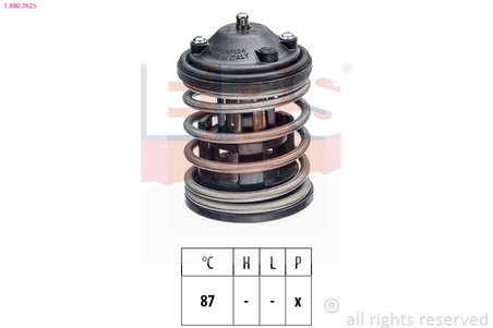 TERMOSTAT LICHID RACIRE EPS 1.880.762S - Compatibil cu BMW, MINI, TOYOTA