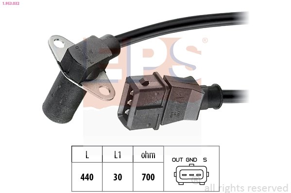 SENZOR IMPULSURI ARBORE COTIT EPS 1.953.032 - Compatibil cu ALFA ROMEO, FIAT, LANCIA