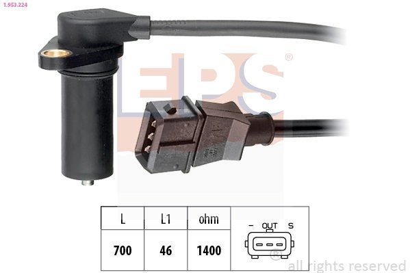 SENZOR IMPULSURI ARBORE COTIT EPS 1.953.224 - Compatibil cu AUDI