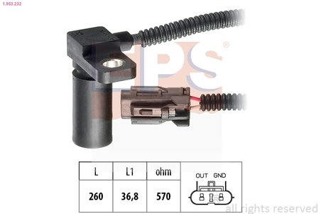 Senzor, turatie motor EPS 1.953.232