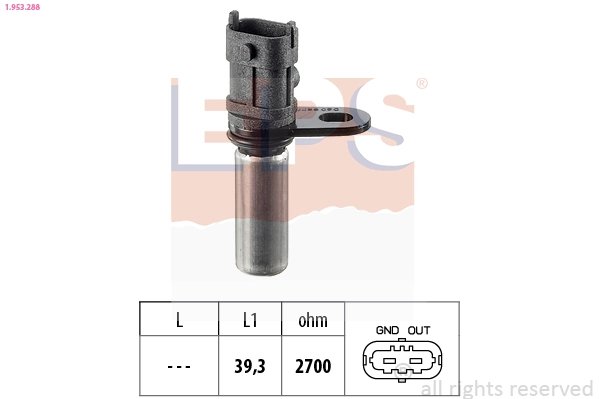 SENZOR IMPULSURI ARBORE COTIT EPS 1.953.288 - Compatibil cu FIAT, OPEL, VAUXHALL