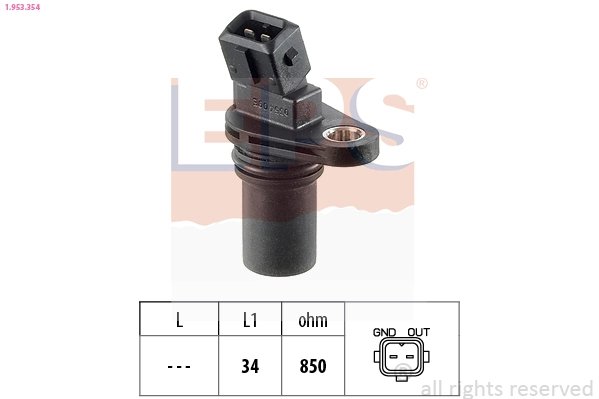 SENZOR, TURATIE MOTOR EPS 1.953.354 - Compatibil cu MITSUBISHI, SMART