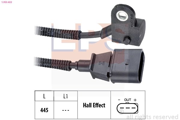 SENZOR POZITIE AX CU CAME EPS 1.953.422 - Compatibil cu SEAT, SKODA, VW