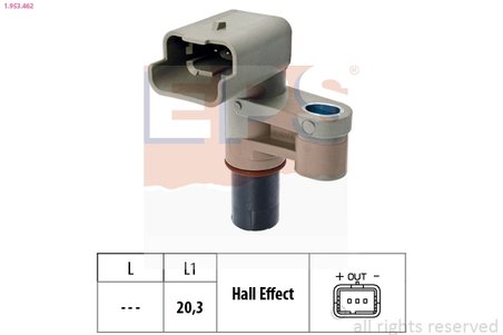SENZOR, TURATIE MOTOR EPS 1.953.462 - Compatibil cu CITROEN, FIAT, LANCIA, PEUGEOT