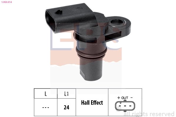 SENZOR IMPULSURI ARBORE COTIT EPS 1.953.514 - Compatibil cu AUDI, PORSCHE, SEAT, SKODA, VW