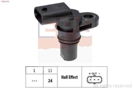 SENZOR IMPULSURI ARBORE COTIT EPS 1.953.514 - Compatibil cu AUDI, PORSCHE, SEAT, SKODA, VW