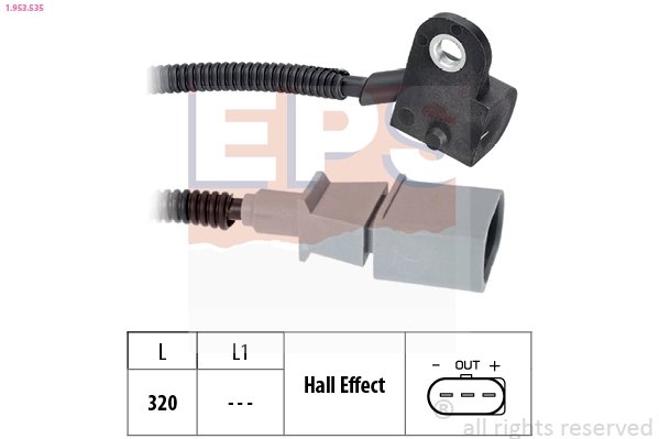 SENZOR POZITIE AX CU CAME EPS 1.953.535 - Compatibil cu AUDI, SEAT, SKODA, VW