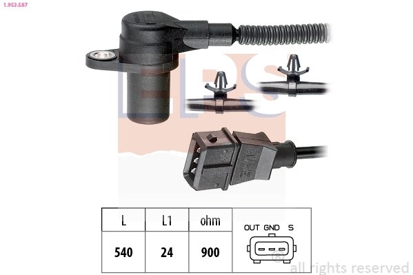 SENZOR IMPULSURI ARBORE COTIT EPS 1.953.587 - Compatibil cu HYUNDAI