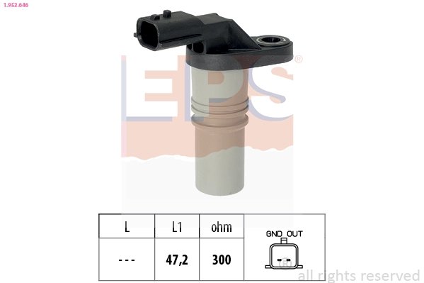 SENZOR IMPULSURI ARBORE COTIT EPS 1.953.646 - Compatibil cu DACIA, RENAULT