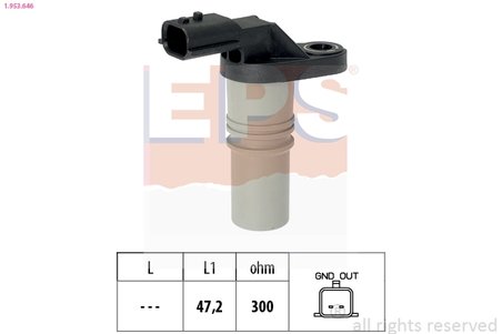 SENZOR IMPULSURI ARBORE COTIT EPS 1.953.646 - Compatibil cu DACIA, RENAULT