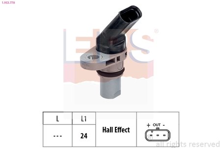 SENZOR, TURATIE MOTOR EPS 1.953.778 - Compatibil cu AUDI, SEAT, SKODA, VW