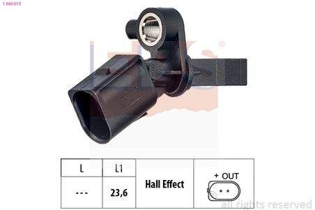 Senzor ABS EPS 1.960.013