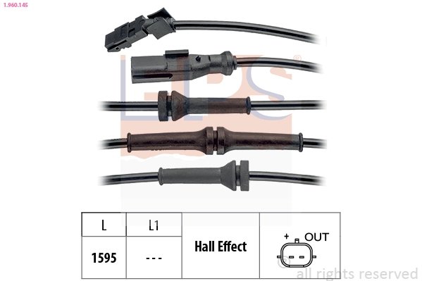 SENZOR ABS EPS 1.960.145 - Compatibil cu MERCEDES-BENZ, NISSAN, RENAULT