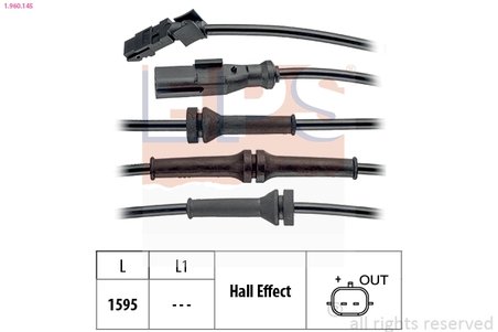 SENZOR ABS EPS 1.960.145 - Compatibil cu MERCEDES-BENZ, NISSAN, RENAULT