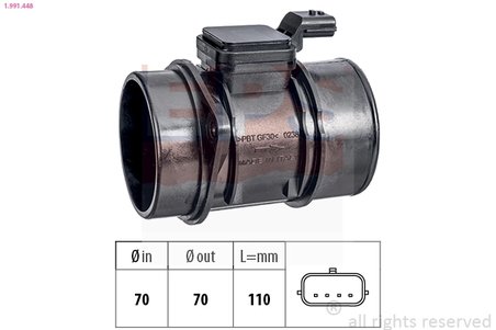 Senzor debitmetru aer EPS 1.991.448