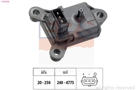 SENZOR PRESIUNE AER EPS 1.993.008 - Compatibil cu ALFA ROMEO, FIAT, FORD, LANCIA, MASERATI