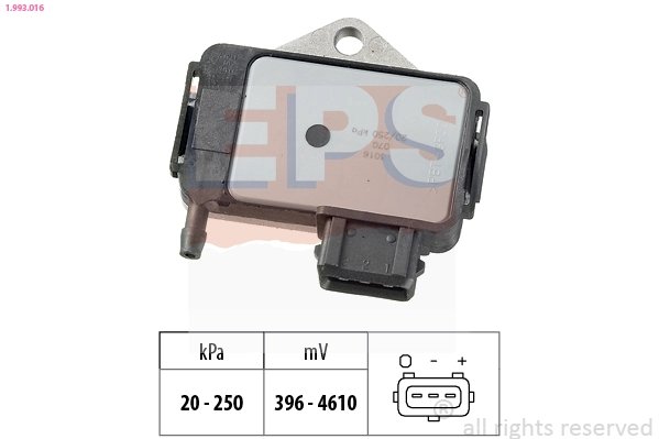 SENZOR PRESIUNE AER EPS 1.993.016 - Compatibil cu CITROEN, FORD, HONDA, PEUGEOT, ROVER