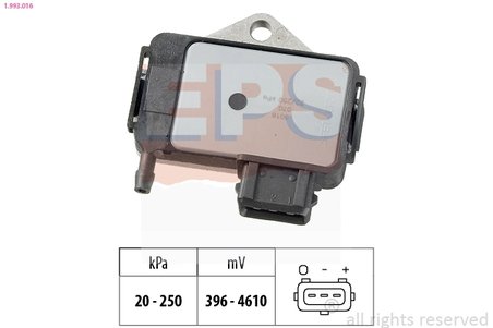 SENZOR PRESIUNE AER EPS 1.993.016 - Compatibil cu CITROEN, FORD, HONDA, PEUGEOT, ROVER