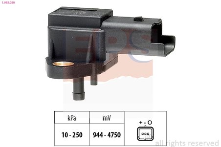SENZOR PRESIUNE AER EPS 1.993.030 - Compatibil cu CITROEN, PEUGEOT, SUZUKI