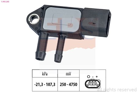 SENZOR PRESIUNE AER EPS 1.993.265 - Compatibil cu AUDI, SEAT, SKODA, VW