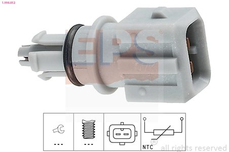 SENZOR,TEMPERATURA EXTERIOARA EPS 1.994.012 - Compatibil cu CITROEN, DACIA, NISSAN, PEUGEOT, RENAULT