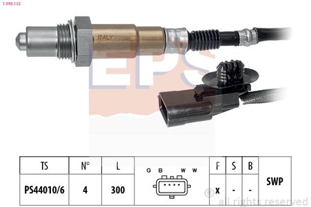 SONDA LAMBDA EPS 1.998.132 - Compatibil cu DACIA, INFINITI, LADA, RENAULT