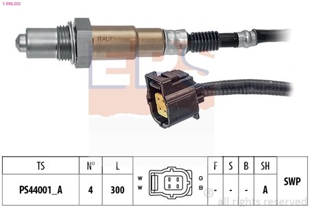 SONDA LAMBDA EPS 1.998.202 - Compatibil cu MERCEDES-BENZ, SMART