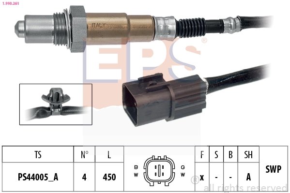 SONDA LAMBDA EPS 1.998.261 - Compatibil cu HYUNDAI