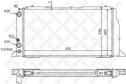 RADIATOR RACIRE MOTOR STELLOX 10-25020-SX - Compatibil cu AUDI