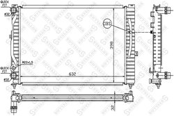 Radiator racire motor Stellox 10-25021-SX