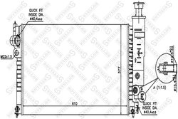 RADIATOR RACIRE MOTOR STELLOX 10-25036-SX - Compatibil cu PEUGEOT