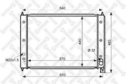 Radiator racire motor Stellox 10-25042-SX