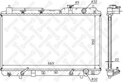 RADIATOR RACIRE MOTOR STELLOX 10-25050-SX - Compatibil cu HONDA
