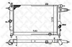 Radiator racire motor Stellox 10-25059-SX